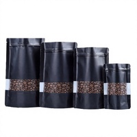 Prix d'usine – Sachet Doypack étanche avec fenêtre et fermeture éclair en papier kraft pour emballage de noix, poudres et snacks