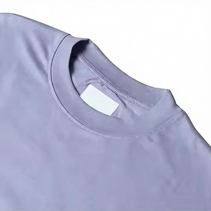 Camiseta de Algodón Lisa Personalizable con Logotipo, Impresión Digital, Tallas Grandes, Hombros Caídos para Hombre - Product Image 5