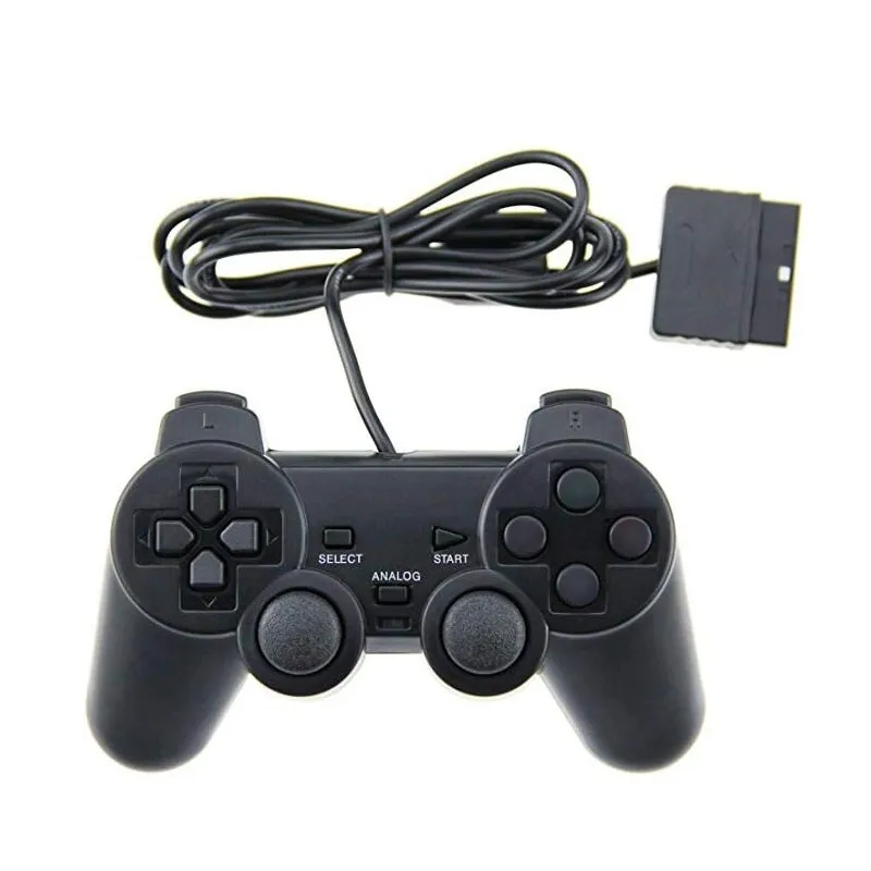 वायर्ड Gamepad के लिए PS2 PS2 दोहरी मोटर जॉयस्टिक Gamepad PS2 गेमिंग के लिए नियंत्रक Joypad