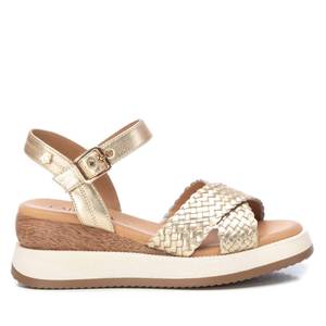 Sandalo con Zeppa da Donna Carmela Oro 161391 Stile Platform - Product Image 1