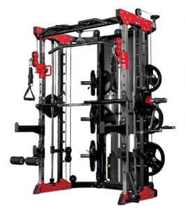 Smith Machine, équipement d'entraînement complet de force de niveau commercial, ensemble d'équipements de fitness à domicile, station de cadre de squat multifonctionnelle - Product Image 1
