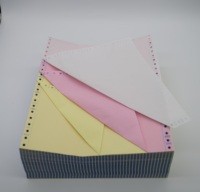 Papel Continuo sin Carbón NCR Personalizado OEM, Papel para Formularios de Computadora Multicolor y Multiplicado para Impresión de Facturas