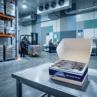 Boîte de transport pour fruits de mer frais, en PP premium, 4mm, résistante aux UV, 600x400x300mm, pour la vente en gros, découpe sur mesure, OEM/ODM disponible