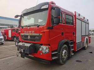 HOWO Rescue <b>Tanker</b> Featuring Folding-Arm Crane Towing Lighting 7001-10000L Capacity 65m Work Height - Product Image 2