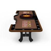 YH Luxe Bois Casino Gamble Style Américain Double 00 Roulette Tables