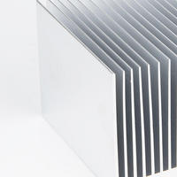 Profil AL 100W 14mm Série 6000 6063 Dissipateur de chaleur passif en aluminium pour LED Extrusion