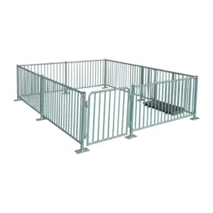 China pig barn husbandry equipment hog fatten crate factory direct supplier piglets finishing fence stall for sale