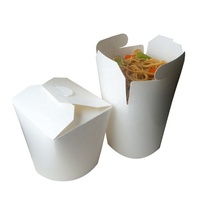 Boîtes à déjeuner jetables et recyclables pour la restauration rapide, personnalisables avec logo en relief, boîte à déjeuner en papier kraft portable, nouilles, pâtes