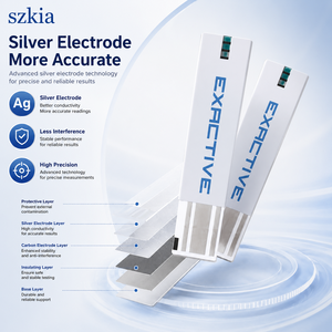 Glucomètre MicroTech Exactive Vital sans codage, échantillon de 0,6 µL en 5 secondes, kit de test du diabète - Product Image 3