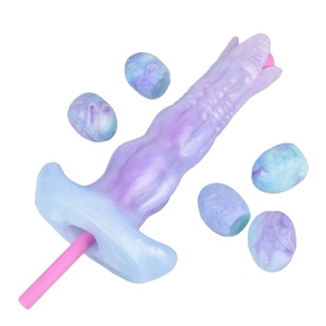 YOCY Manufacturer Wholesale Silicone Ovipositor <b>Dildo</b> With Eggs Stick Manual Push Laying Eggs Ovipositor <b>Dildo</b> Anal Sex Toys - Product Image 2