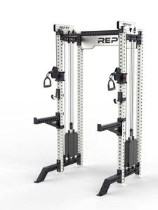 スチール製総合トレーニングラック 小型バードガントリーラック スクワットラック 家庭用多機能スミス レッグプレス バーベル収納 - Product Image 6