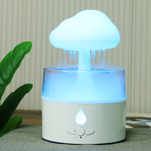 <strong>Cloud</strong> Humidifier 260ML Water Droplet Mushroom Humidifier With Remote Control Air Humidifier Bedroom <strong>Raindrop</strong> Aroma <strong>Diffuser</strong> - Product Image 6