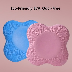 Tapis à <span class=keywords><strong>genoux</strong></span> de Yoga écologique épaissi absorbant les chocs couverture de genou Portable main tapis de coude EVA matériel Yoga Sports - Product Image 4