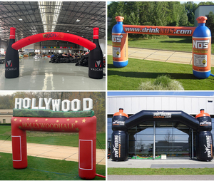 Tùy chỉnh <span class=keywords><strong>Inflatable</strong></span> cổng tò vò Trọng lượng nhẹ <span class=keywords><strong>Inflatable</strong></span> thúc đẩy vòm cho khuyến mãi triển lãm quảng cáo biểu ngữ cho hiển thị - Product Image 3