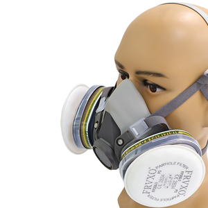 Offre Spéciale 6200 demi-visage respirateur poussière <span class=keywords><strong>masque</strong></span> à <span class=keywords><strong>gaz</strong></span> pour la peinture pulvérisation pesticide fumée chimique avec des lunettes - Product Image 4