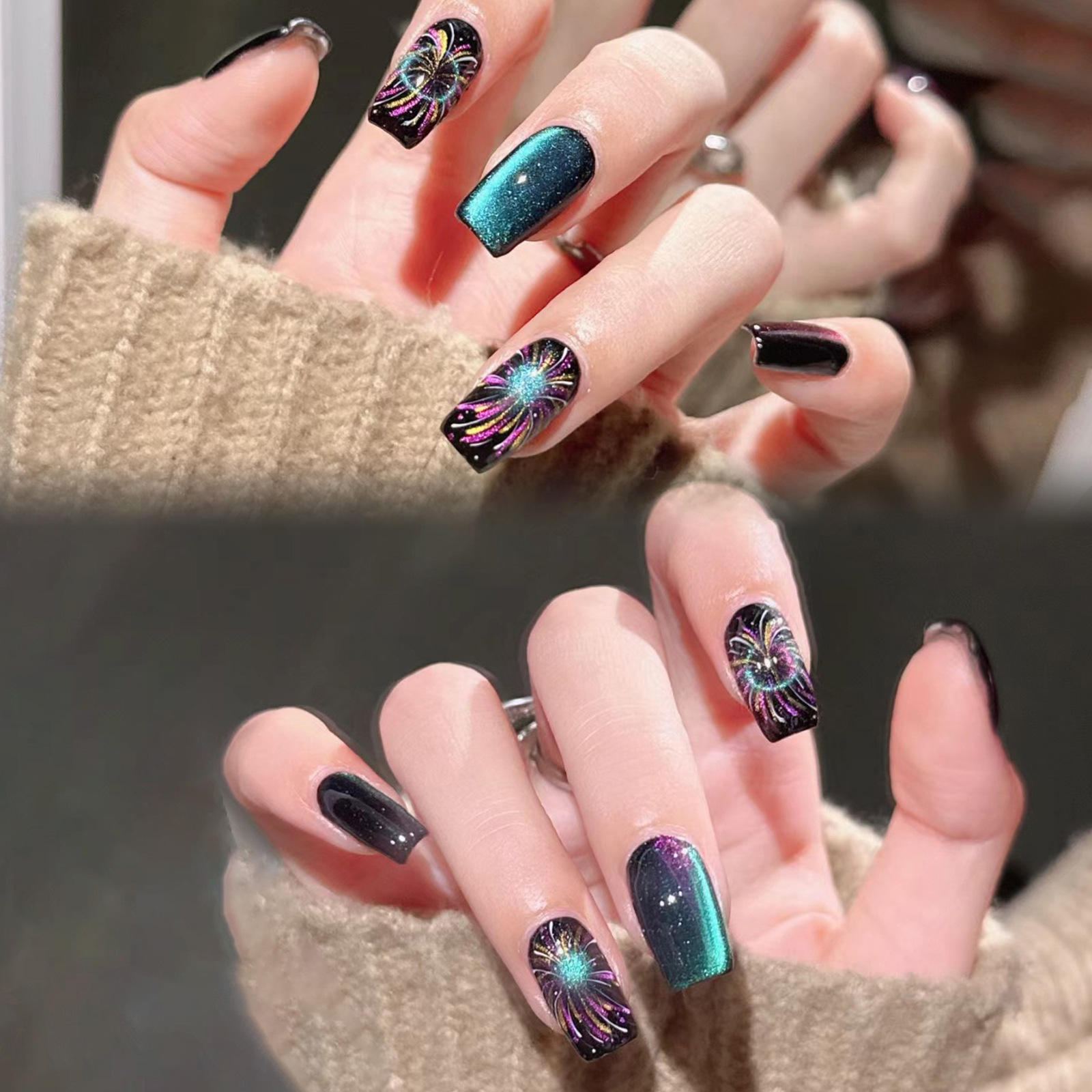Fireworks Nails That Pop with Glam