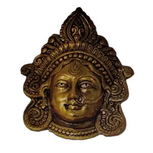 Patung Dewi Durga ji ukiran kuningan di akhir antik untuk dekorasi rumah dari produsen India untuk ekspor
