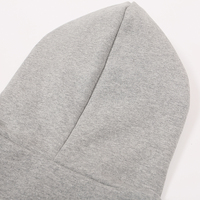 Sweat à capuche de marque streetwear personnalisé pour homme, coupe oversize en polaire, avec épaules tombantes et poche kangourou