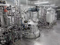 Machine de fermentation à cuve sous pression contrôlée par PLC en acier inoxydable de laboratoire BLBIO-1000SJA-4 de réacteur à tour automatique 1000L