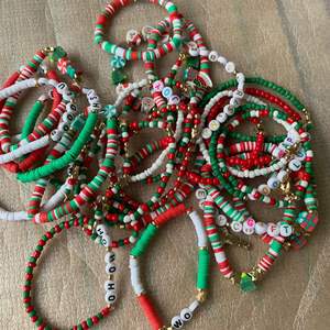 Joyeux Noël lettre Bracelet de Noël vendu en Europe et aux États-Unis Perles de riz de Noël Bracelet en argile polymère cadeaux - Product Image 4