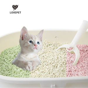 Arena para Gatos Lovepet de Alta Calidad, Libre de Polvo, Baja Humedad, Aglutinación Rápida, Suministro Directo de Fábrica, Venta al por Mayor desde China, Arena para Gatos de Tofu - Product Image 2