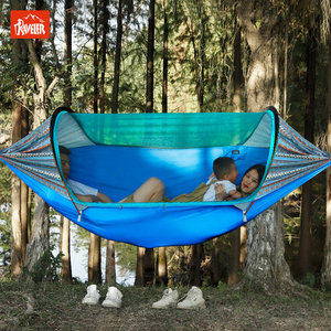 Hamaca <span class=keywords><strong>de</strong></span> Camping con Mosquitera y Protección Solar, Ultraligera, <span class=keywords><strong>de</strong></span> Nailon, con Bolsa <span class=keywords><strong>de</strong></span> Transporte para Senderismo y Excursionismo - Product Image 5