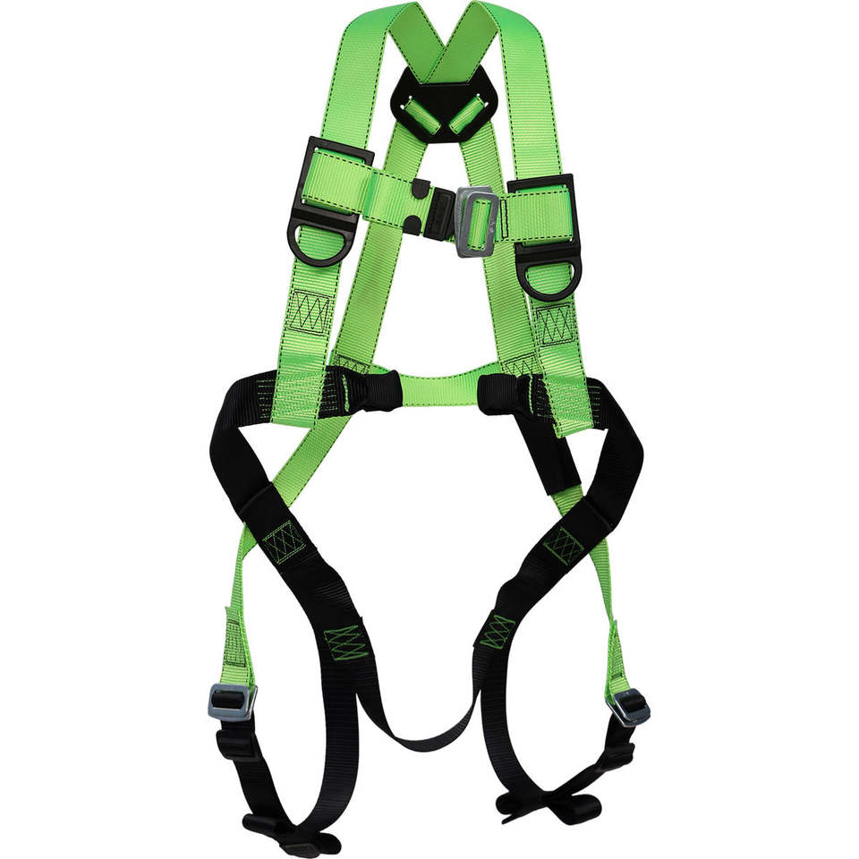 CE EN361 Full Body Fall Arrest Harness Double Lanyard Polyester ...