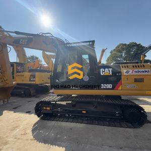 Excavadora de cadenas usada serie Cat320D de 20 toneladas, duradera, con capacidad de cazo de 1.2m y motor de 123kw para trabajos a gran escala - Product Image 2