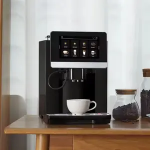 中国制造样品提供高清一触摸屏全自动浓缩咖啡机，带咖啡豆研磨机