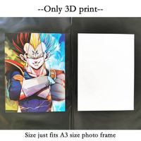 Affiche lenticulaire 3D One Piece Anime, imperméable, 3 images, triple transition, décoration murale pour la maison