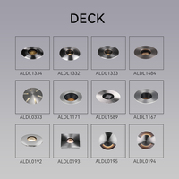 ALPHALUCE Lumière LED encastrée étanche IP67 3W, éclairage paysager extérieur multidirectionnel pour marches
