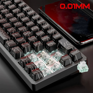 Freewolf F68 PRO Três Modo RGB Eixo Magnético Teclado Mecânico Linha De Contorno Com Fio 8K BT Sem Fio Teclado Eixo Magnético - Product Image 4