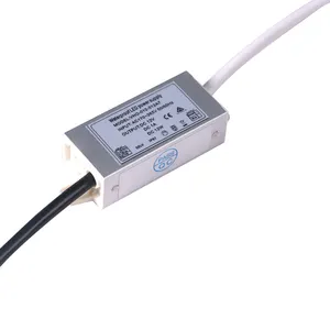 DC 12v 24v mini power supply 0.5a/1a/1.5a waterproof ip67 constant voltage led driver 18w15w/12w/10w