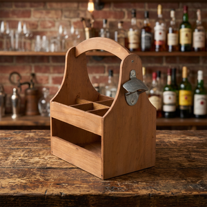 Wholesale New Style Handmade Wooden Non-Folding Portable <b>Kitchen</b> Utensil Holder <b>Caddy</b> Customizable Indian Exporter Home Storage - Product Image 1