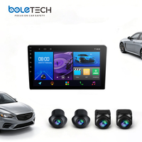 Sistem Kamera Mobil BL-289 Car Play 2+32G 10" HD 3D, Kamera 360, Sistem Pandangan Burung, Kamera Depan Belakang Kiri Kanan untuk Radio Mobil Android
