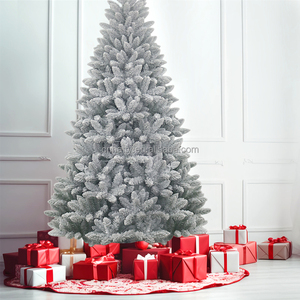 Chất Lượng Cao 1.5/1.8/2.1M Tuyết Tùng Giáng Sinh Trang Trí Cây PVC Chất Liệu Thời Tiết Chịu Mài Mòn Thường Vụ Cơ Sở Tuyết Trang Trí Cửa Sổ - Product Image 1