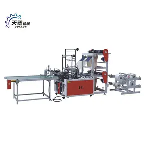 Market Popularity 4 Line HDPE LDPE Plastic T-shirt Shopping Garbage Corn Starch Bag Making Machine To Make Biodegradable Bags