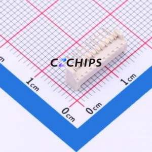 530481010 Wire-to-Board Pin Header Bent Lead Through Hole,P=1.25mm Connector 1x10P 1.25mm Right Angle Insert PicoBlade (MX 1.25) - Product Image 2