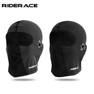 RIDERACE Cagoule de cyclisme en soie glacée respirante coupe-vent rafraîchissante pour <span class=keywords><strong>VTT</strong></span> et vélo de route, masque intégral, bonnet et masque de cyclisme - Product Image 1