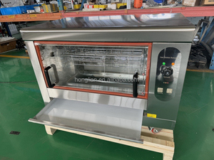 Four à rôtir horizontal <span class=keywords><strong>Rôtissoire</strong></span> rotative Four à griller <span class=keywords><strong>Rôtissoire</strong></span> à poulet <span class=keywords><strong>électrique</strong></span> rotative automatique résistante aux taches - Product Image 3