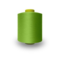 Fil de polyester texturé mélangé GRS&OEKO, fil de base torsadé 20/7530/75, 40/75, antibactérien, haute ténacité, pour tricot à la main de chaussettes