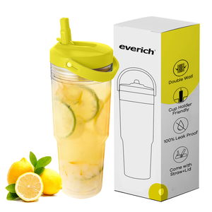 Gourde en Tritan écologique de qualité, résistante aux odeurs, élégante pour un usage quotidien, avec une expérience de boisson fluide et une boucle de transport - Product Image 5