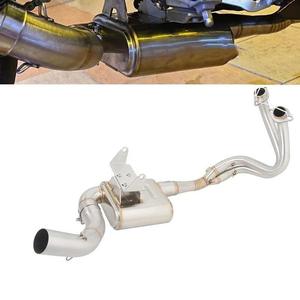 Tubo de escape delantero para motocicleta Nin-ja 650 2017-2023 <span class=keywords><strong>ER6N</strong></span> <span class=keywords><strong>ABS</strong></span> Z650RS, eliminador modificado, tubo de escape mejorado - Product Image 4