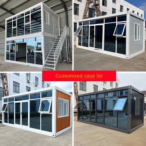 โครงสร้างบ้านเคลื่อนที่แบบตู้คอนเทนเนอร์เหล็กเคลือบสี HangKangCM ปรับขนาดได้ บ้านเคลื่อนย้ายได้ รับรองมาตรฐาน EU CE รุ่น JC005 - Product Image 4