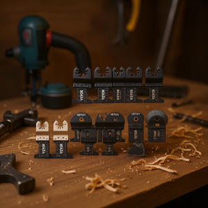 VETOV 50 Piezas de Hojas de Sierra Oscilante HCS de 1/4 Pulgada con Liberación Rápida Ajuste Universal para Dewalt Worx Bosch Makita Milwaukee - Product Image 2