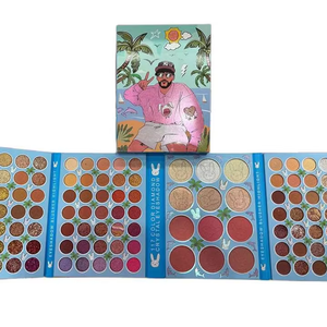 <span class=keywords><strong>2022</strong></span> nueva llegada todo en 1 delineador de ojos sombra de ojos de alta pigmentación Venta caliente paleta de sombras de maquillaje de la mejor calidad - Product Image 4