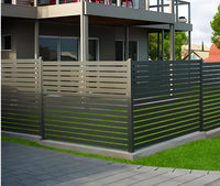 Panneaux de clôture en aluminium sur mesure pour la protection de la vie privée |   Revêtement en poudre pour terrasse de jardin, patio, bricolage |   Fabrication OEM ODM