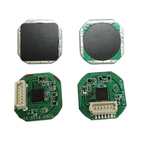 Módulo de Impressão Digital S80 50 Capacidades Antirrisco UART para Máquina de Controle de Ponto Tudo-em-Um Sensor Capacitivo Semicondutor