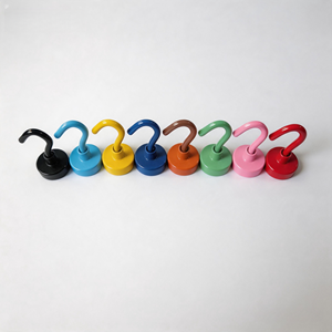 Imán de Neodimio NdFeB, Gancho Magnético Resistente y Colorido D20, Ganchos Magnéticos Fuertes <span class=keywords><strong>para</strong></span> Colgar - Product Image 2