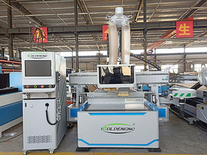 Igoldencnc Router CNC ATC de 8x4 para anidamiento de madera, para muebles de cocina y gabinetes, con sistema de carga y descarga y etiquetado - Product Image 4